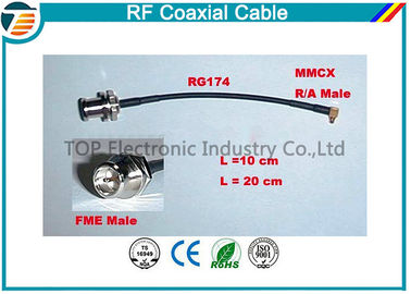 MMCX コネクター シリーズの高性能男女 Rf の同軸ケーブル RG174