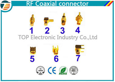 PCB によって組み立てられた RG174 RF の同軸コネクタ MCX の金はより少ない重量をめっきしました