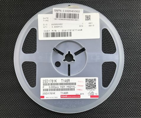 2SD1781K 高電流 (3A),低電圧降低 NPNトランジスタ 電力交換用 超信頼性の高い NPNトランジスタ 10Wの電力分散と高速の切り替え速度