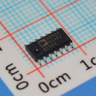 ADM3491ARZ: 3.3V RS-485 トランシーバー, 16Mbps, ±15kV ESD, 1/8 ユニットロード, SOIC-4, -40°C から +85°C