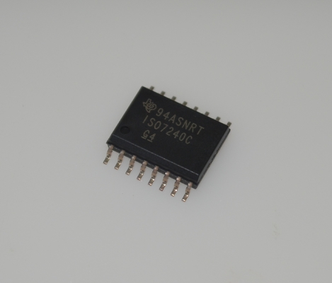 ISO7240CDWR 4チャンネルデジタルアイソレータ、100Mbps速度、高CMTI（50kV/µs）、広い電源範囲（3V～5.5V）、低消費電力、堅牢なESD保護、SOIC-16パッケージ