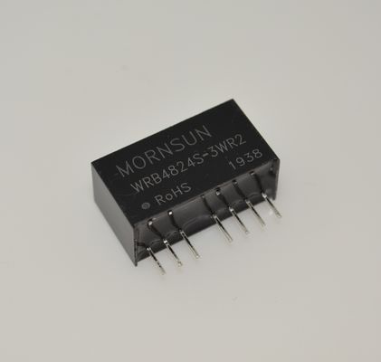 WRB4824S-3WR2 アドバンスト 48V 2.4kW DIN 電鉄電源 超幅85-264VAC 入力 300% ピーク電源,アクティブ PFC 低流出電流 -40°C〜+85°C 動作 IP67 保護 C1/C2 免疫 and 5G 準備