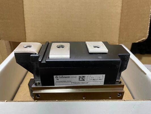 TT600N16KOF 1600V 600A デュアルサイリスタモジュール 低VF 1.32V 高サージ 21kA プレスコントクト技術 絶縁ベースプレート トレンチゲート UL認証 ソフトスターターおよび整流器用