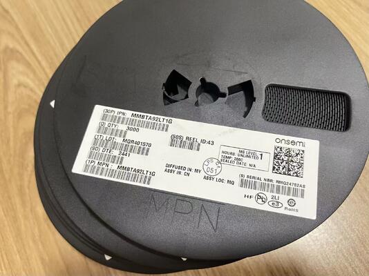 MMBTA92LT1G PNP トランジスタ 300V VCEO 500mA Ic SOT-23 高圧低飽和性 通信および産業用高速スイッチ