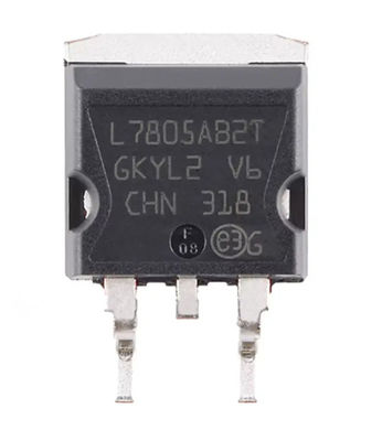 L7805ABD2T-TR 5V 1.5A 固定電圧調節器 TO-263-3 D2PAK (2リード+タブ) TO-263AB パッケージ 熱・短回路保護 ±2% 出力許容量 -40°Cから+125°C 範囲 自動車級