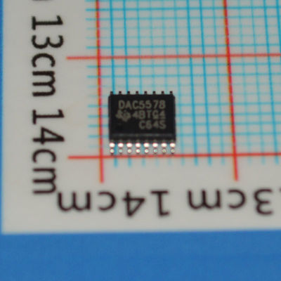 DAC5578SPWR 8チャンネル8ビットDAC I2Cインターフェース 2.7-5.5V、低消費電力0.4mA、±1LSB INL TSSOP-16 -40°C～+105°C
