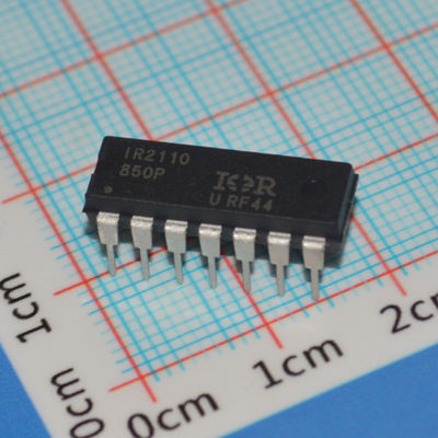 IR2110PBF 集成回路 600V 高低ドライバ 2A ピーク電流 10V-20V ロジック 500ns Rise Time パッケージ/ケース 14-DIP (0.300",7.62mm) -40°Cから+125°C