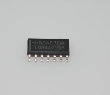 TL084ACDR クワッド精密 JFET オペアンプ 4MHz BW 13V/µs スルーレート ±18V 電源 3pA 入力バイアス SOIC-14 -40°C ～ +125°C