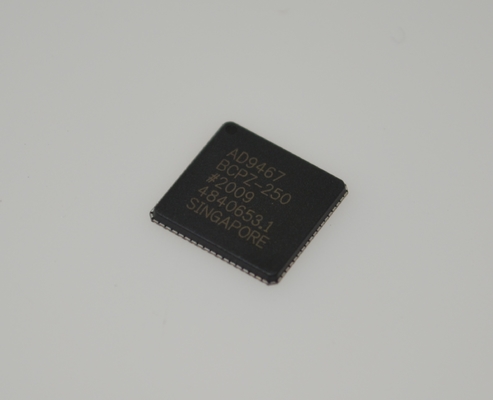 AD9467BCPZ-250 16ビット 250MSPS ADC 80dB SNR 1.8V電源 LVDS出力 LFCSP-64 -40°C～+85°C 産業グレード