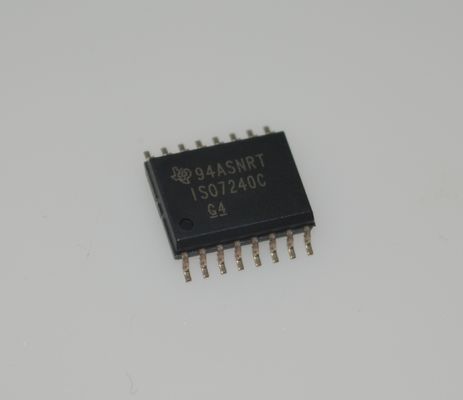 ISO7240CDWR 4チャンネルデジタルアイソレータ、100Mbps速度、高CMTI（50kV/µs）、広い電源範囲（3V～5.5V）、低消費電力、堅牢なESD保護、SOIC-16パッケージ