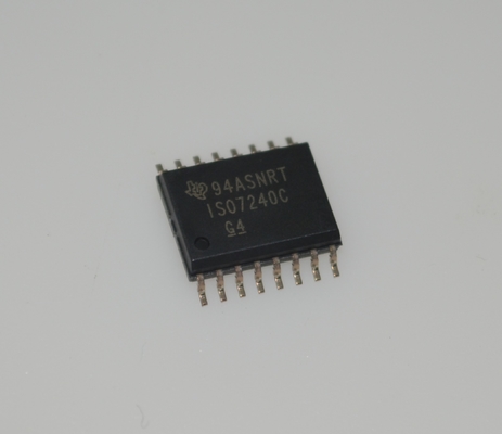 ISO7240CDWR 4チャンネルデジタルアイソレータ、100Mbps速度、高CMTI（50kV/µs）、広い電源範囲（3V～5.5V）、低消費電力、堅牢なESD保護、SOIC-16パッケージ