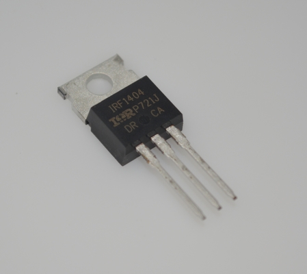 IRF1404PBF 40V 162A NチャネルMOSFET、超低1.7mΩ RDS(on) TO-220パッケージ、100%アバランシェテスト済み、高速スイッチング、高電力密度、産業グレードの信頼性