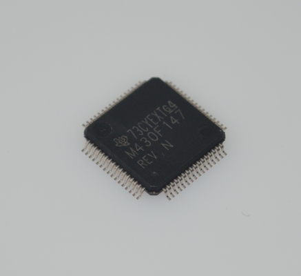 MSP430F147IPMR 16MHz超低電源MCU 32KBフラッシュ 1KB RAM 12ビットADC 16ビットタイマー UART/SPI/I2C 1.8-3.6V操作&64ピンLQFPパッケージ
