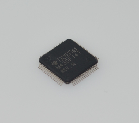 MSP430F147IPMR 16MHz超低電源MCU 32KBフラッシュ 1KB RAM 12ビットADC 16ビットタイマー UART/SPI/I2C 1.8-3.6V操作&64ピンLQFPパッケージ