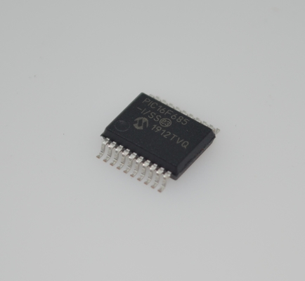 PIC16F685-I/SS 8ビットフラッシュ MCU 20MHz スピード 3.5KB メモリ 256B EEPROM 12x10ビット ADC 25 I/O ピン 幅2.0-5.5V 範囲 産業用 -40°C から +85°C SSOP-20 パッケージ 埋め込み制御