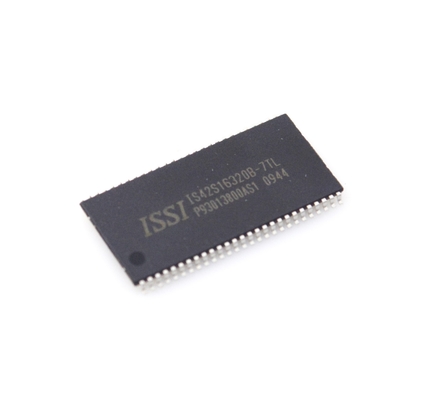 IS42S16320B-7TL SDRAM 64Mb密度 166MHz速度 3.3V動作 16Mx16構成 LVTTLインターフェース 産業用温度（-40℃～85℃） コンパクトTSOP-IIパッケージ 高信頼性