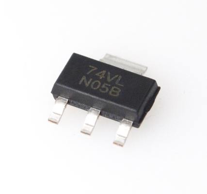 LM1117IMPX-3.3 3.3V 固定出力 800mA LDO調節器 低脱出 (1.2V) 高精度 (±2%) 熱・電流保護 SOT-223 パッケージ セラミックコンデンサで安定