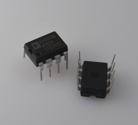 AD820ANZ 精度 5MHz オプアンプ シングル/ダブル供給 (±18V) 低電源 1.3mA 鉄道対鉄道出力 広範囲温度 -40°C~+125°C 工業および自動車用