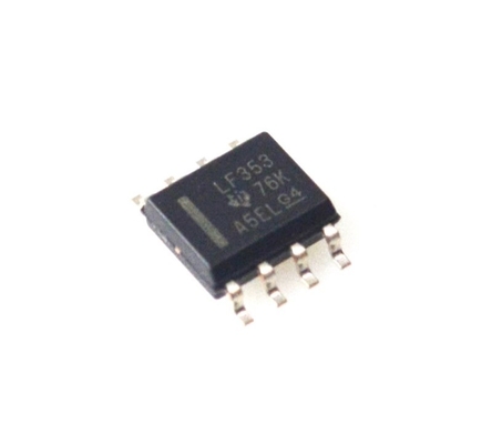 LF353DR Dual JFET Op-Amp 4MHz Bandwidth Low Noise High Input Impedance Wide Supply Range (±18V) Low Power Fast Slew Rate TO-99/DIP Package - Ideal for Audio & Precision Circuits