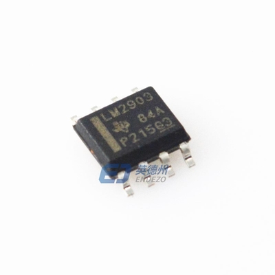 LM2903DR Dual Differential Comparator Wide 2V-36V Range Low 0.8mA Current Open-Collector Outputs Fast 1.3μs Response SOIC-8 Package - Ideal for Automotive/Industrial Control