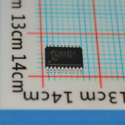 LM25118MHX/NOPB バックコントローラ 4.5V-42V入力 75V/5Aスイッチ 500kHz-1MHz 周波数同期 整流 可変UVLO サーマルシャットダウン 20ピン HTSSOP 広温度範囲