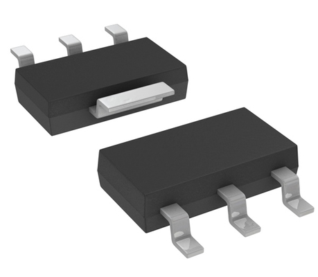 TLV1117LV25DCYR：2.5V固定出力LDO、1A電流、低ドロップアウト（最大1.1V）、高PSRR（65dB）、1％精度、セラミックコンデンサで安定、過電流/熱保護、SOT-223パッケージ