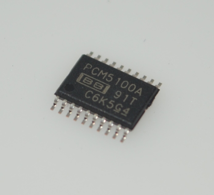 PCM5100APWR 高度な32ビット384kHzステレオDAC 112dB SNR、<0.001% THD+N 統合LPF 2VRMS出力 低ジッタ シングル電源 (2.7-5.5V) 小型TSSOP-16 ポータブルHi-Fiオーディオ用