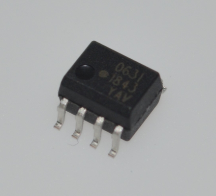 超コンパクト HCPL-0631-500E 高CMR 3.5kV/μs 10kV/μs 隔離 1mA 低電流 高温 110°C 5kV 隔離 高速 1MBd 幅広く Vcc 2.7-5.5V SOIC-8 パッケージ