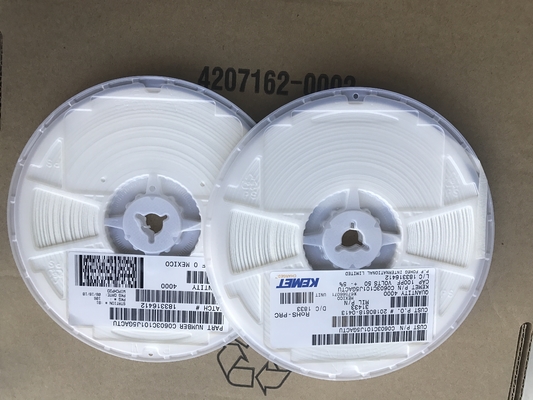 C0603C101J5GACTU 100pF 50V C0G/NP0 0603 セラミックコンデンサ 5%許容差 高安定性 超低ESR および高周波回路用テープ＆リールパッケージ