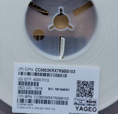CC0603JRNPO0BN200 高周波回路用の理想200pF NPOコンデンサ 0603 サイズ超安定低ESR 高Qファクター精度値 高性能 RoHS対応