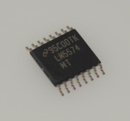 LM5574MTX 75V 広入力 3A 降圧 DC/DC コンバータ 内蔵 170mΩ MOSFET 50kHz-1MHz 周波数調整 熱/UVLO/OCP 保護 -40°C～+125°C TSSOP-16 パッケージ