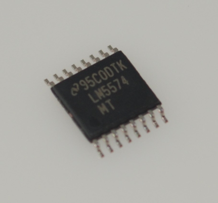 LM5574MTX 75V 広入力 3A 降圧 DC/DC コンバータ 内蔵 170mΩ MOSFET 50kHz-1MHz 周波数調整 熱/UVLO/OCP 保護 -40°C～+125°C TSSOP-16 パッケージ
