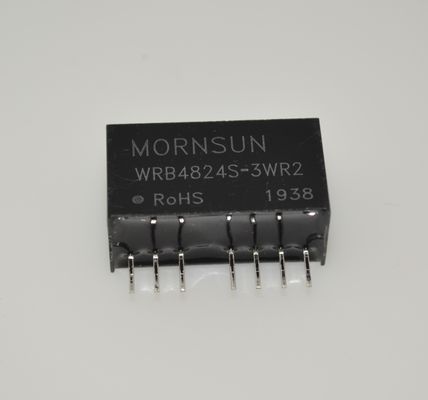 WRB4824S-3WR2 アドバンスト 48V 2.4kW DIN 電鉄電源 超幅85-264VAC 入力 300% ピーク電源,アクティブ PFC 低流出電流 -40°C〜+85°C 動作 IP67 保護 C1/C2 免疫 and 5G 準備