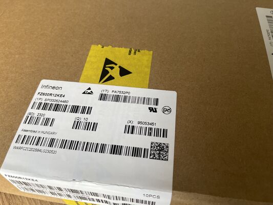 FZ600R12KE4HOSA1 1200V/600A IGBT モジュール 低 VCE (sat) 高速スイッチング 低負荷 プレスフィットピン 隔離ベースプレート NTCセンサー 工業用 重用駆動器と風力変換器