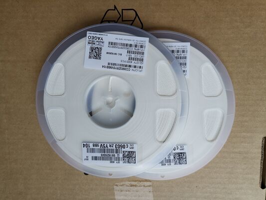 Compact 0603 MLCC 0.1µF (104) Capacitance 5.9V Rated Ultra-Low ESR/ESL High-Frequency Performance Stable Y5V Dielectric Miniature Size Ideal for Decoupling and Filtering in Dense PCBs