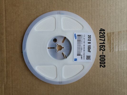 小型1206 X7R MLCC 0.1μF 静電容量 50V 高電圧定格 安定した温度特性 低ESR/ESL 小型サイズ 高信頼性 電源ラインフィルタリングおよび産業用デカップリングに最適