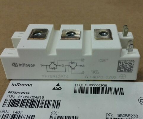 FF75R12RT4 1200V 75A IGBT モジュール 低VCE (sat) 高短回路強度 低スイッチング損失 高隔離 工業駆動器とUPSインバーター