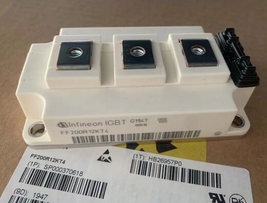 FF200R12KT4 1200V 200A IGBT モジュール 低 VCE (sat) 高短回路強度 低スイッチング損失 高隔離 産業用モータードライブと高電力UPS
