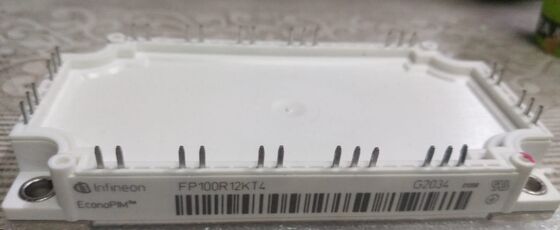 FP100R12KT4 1200V 100A PIM IGBTモジュール TRENCHSTOP™ IGBT4 低VCE(sat) 2.1V 内蔵整流器およびブレーキ用銅ベースプレート NTC 低スイッチング損失 モータードライブ用