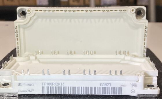 FP100R12KT4 1200V 100A PIM IGBTモジュール TRENCHSTOP™ IGBT4 低VCE(sat) 2.1V 内蔵整流器およびブレーキ用銅ベースプレート NTC 低スイッチング損失 モータードライブ用