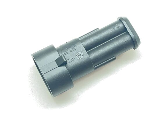 282104-1 2 位置 5.0mm ピッチワイヤー・トゥ・ボードヘッダー 垂直 穴を通り 覆い 摩擦ロック 極化 UL 94V-0 電源と産業制御用