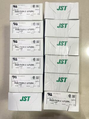 S02B-PASK-2 2 位置 2.0mm ピッチヘッダー PAシリーズ トップエントリー トゥーホール ティン プレート 3A 評価 100V AC ワイヤー-トゥ-ボードおよびコンパクト電子機器用