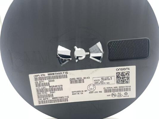 MMBTA92LT1G PNP トランジスタ 300V VCEO 500mA Ic SOT-23 高圧低飽和性 通信および産業用高速スイッチ