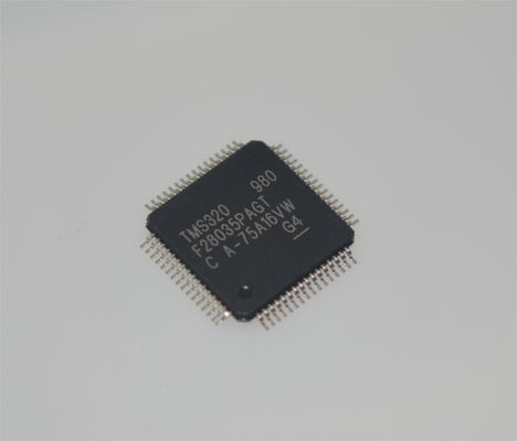 TMS320F28035PAGT 60MHz C2000 MCU 128KB フラッシュ 12ビット ADC 16 PWM TQFP-64 -40°C ～ +105°C